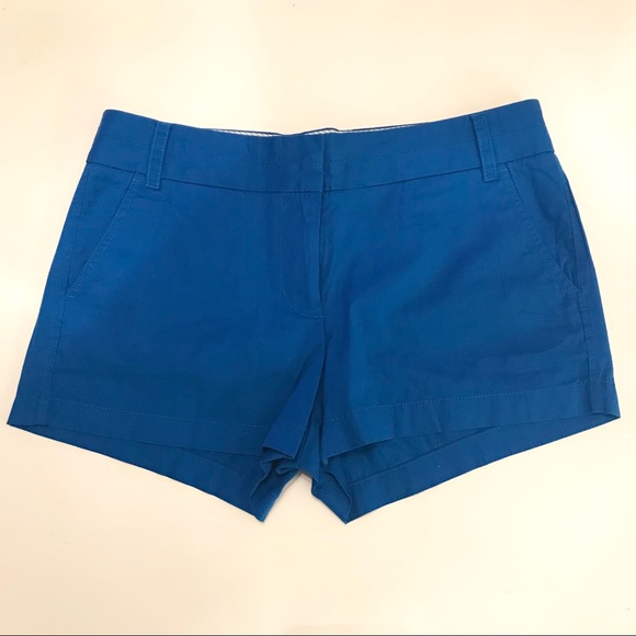 J. Crew Factory Shorts Nwot Size 8 Jcrew Royal Blue Chino Shorts